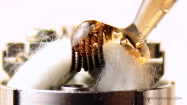 Taffy King E-Liquid on Coil